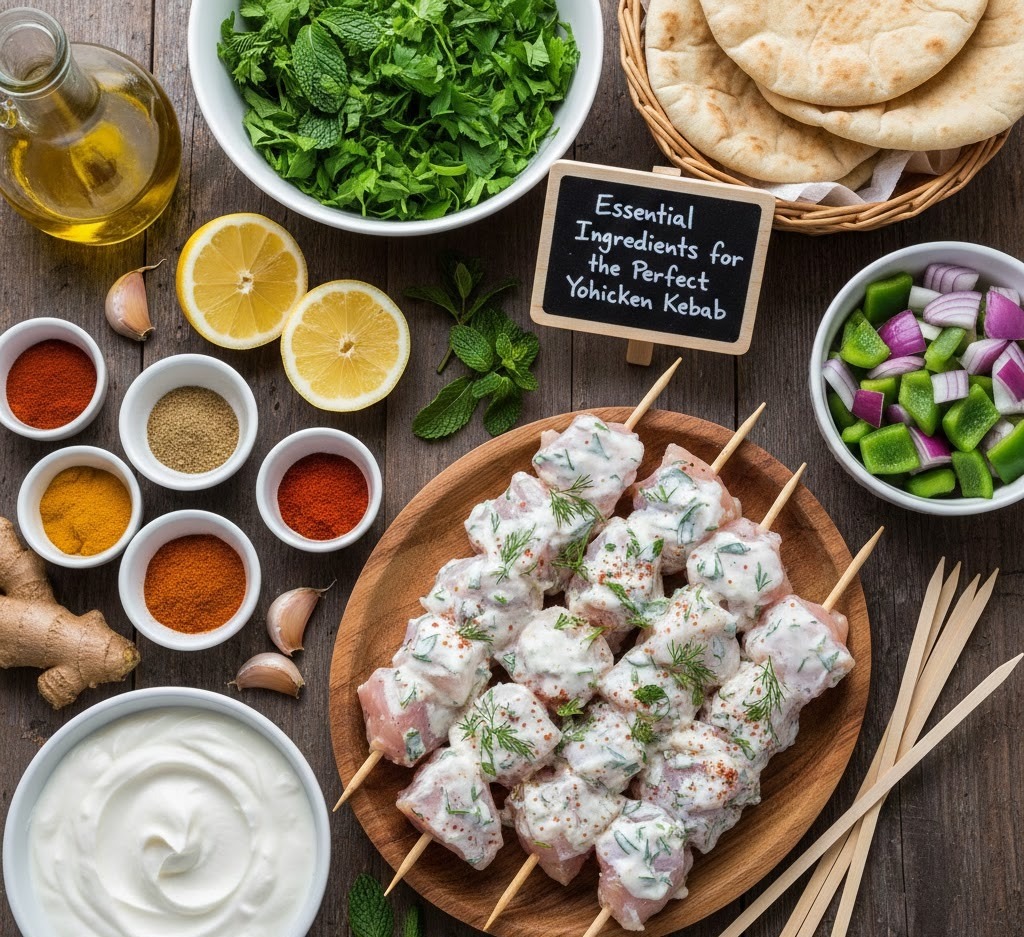 Essential Ingredients for the Perfect Yoghurt Chicken Kebab