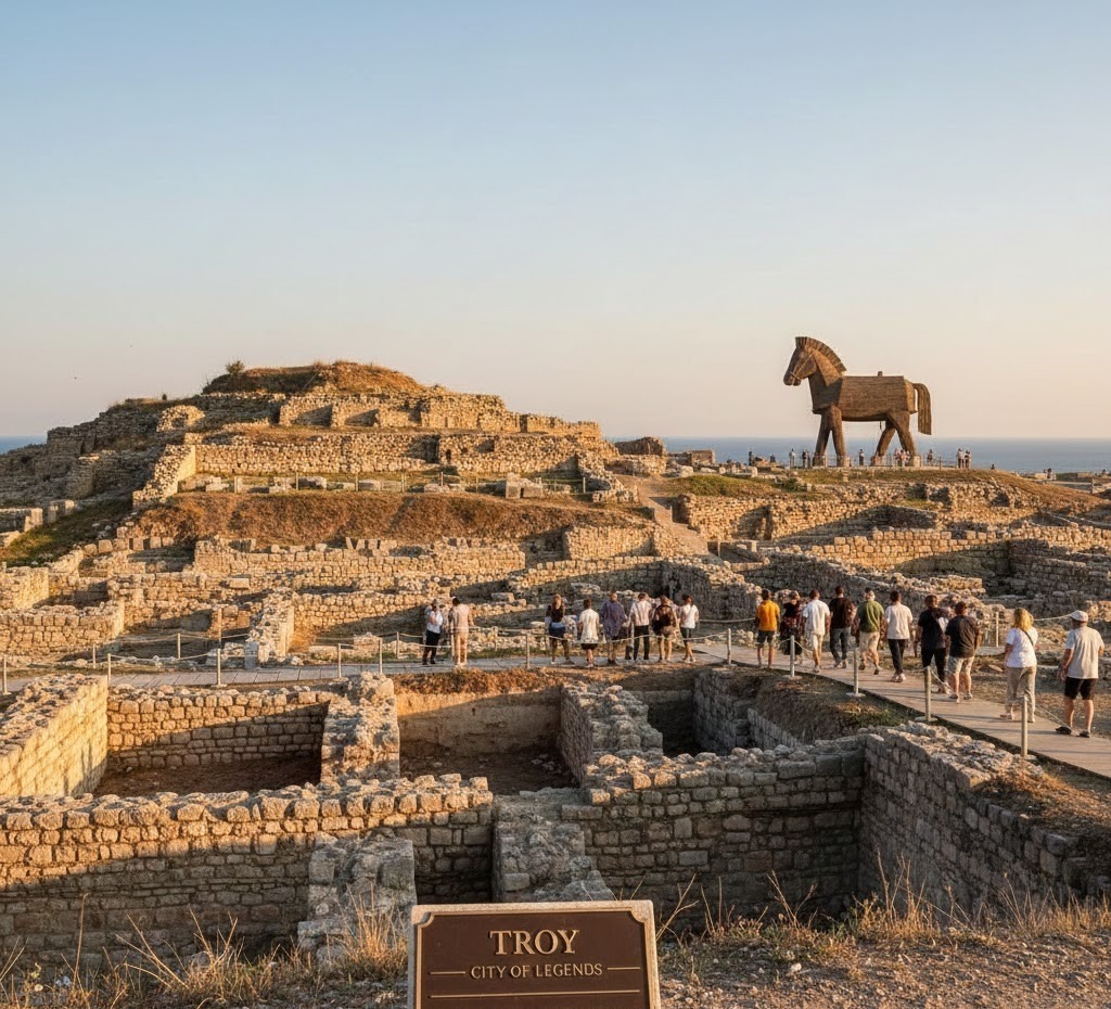 Troy is the city of legends.
