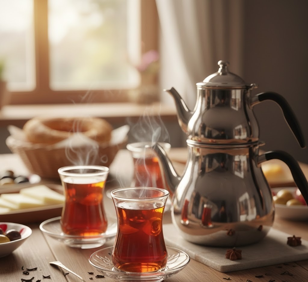 The Star of the Table: Turkish Tea