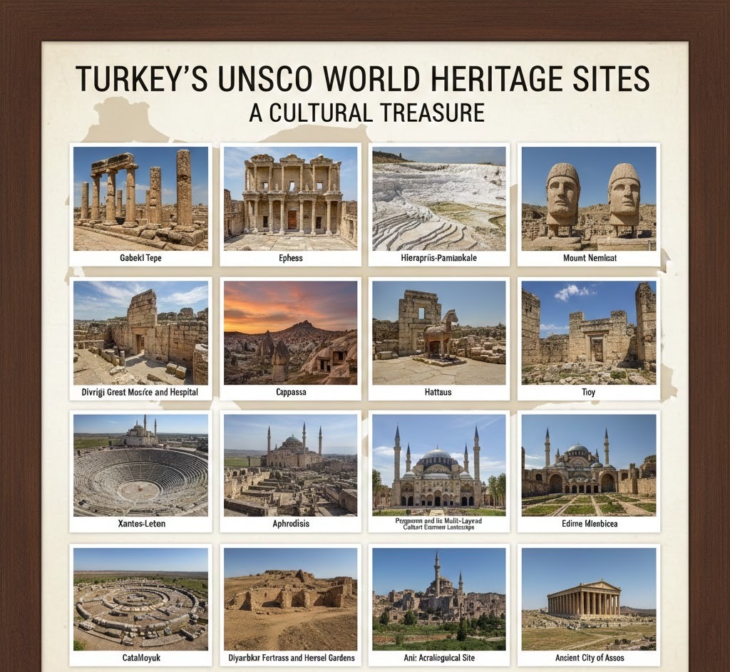The List of Turkey’s UNESCO World Heritage Sites