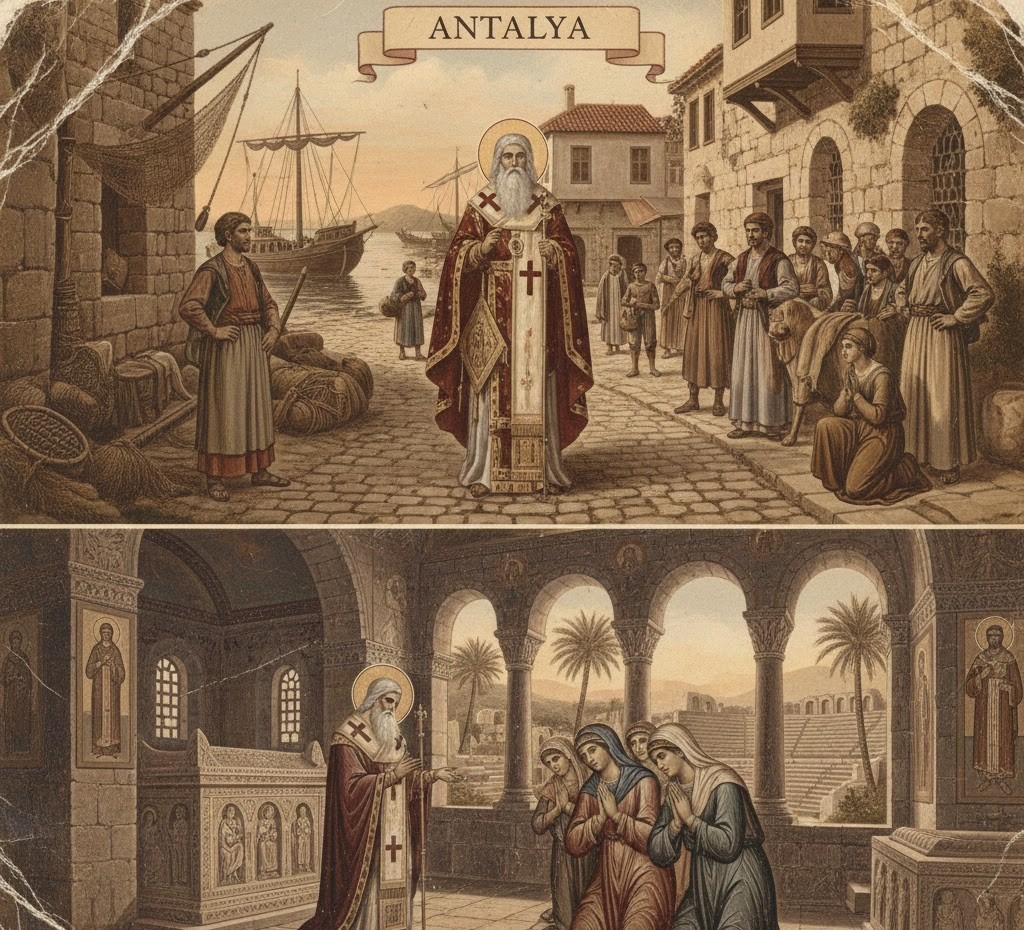 Saint Nicholas’ Life in Antalya and Myra