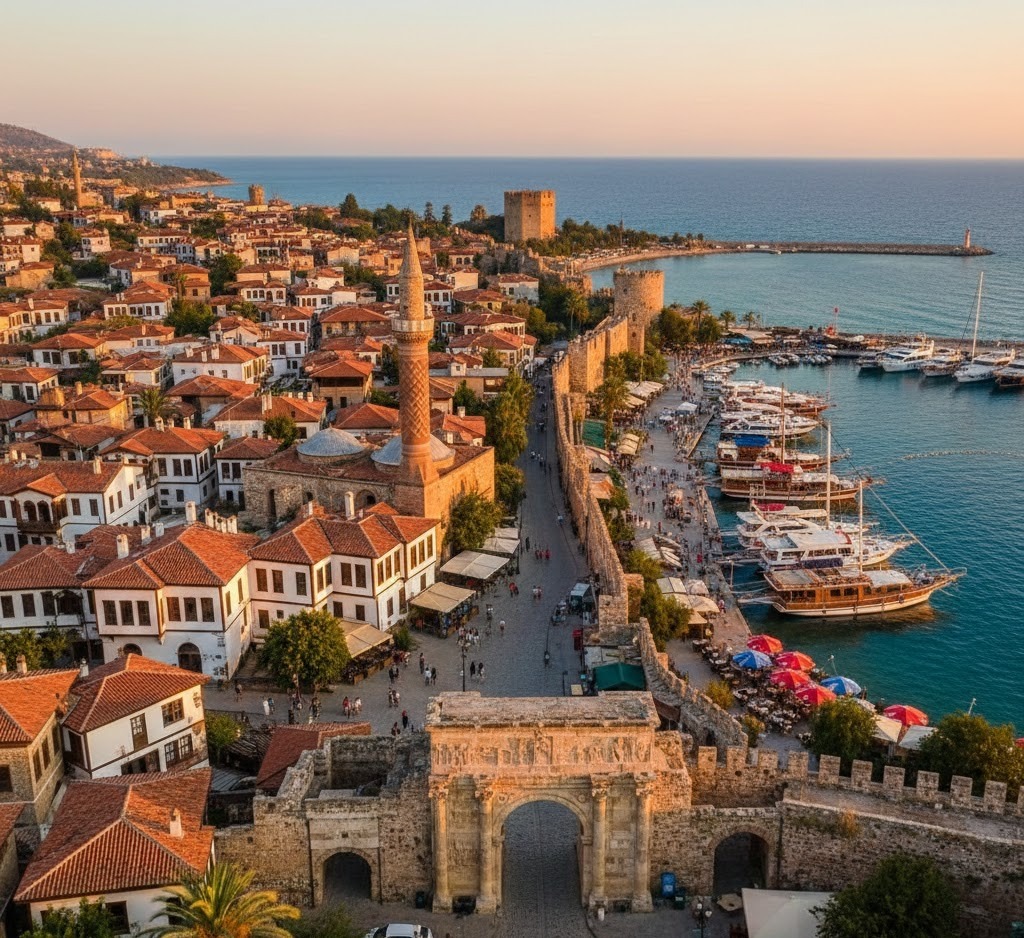Antalya City Center and Kaleiçi (Old Town)Kaleiçi: The Historic Heart of Antalya