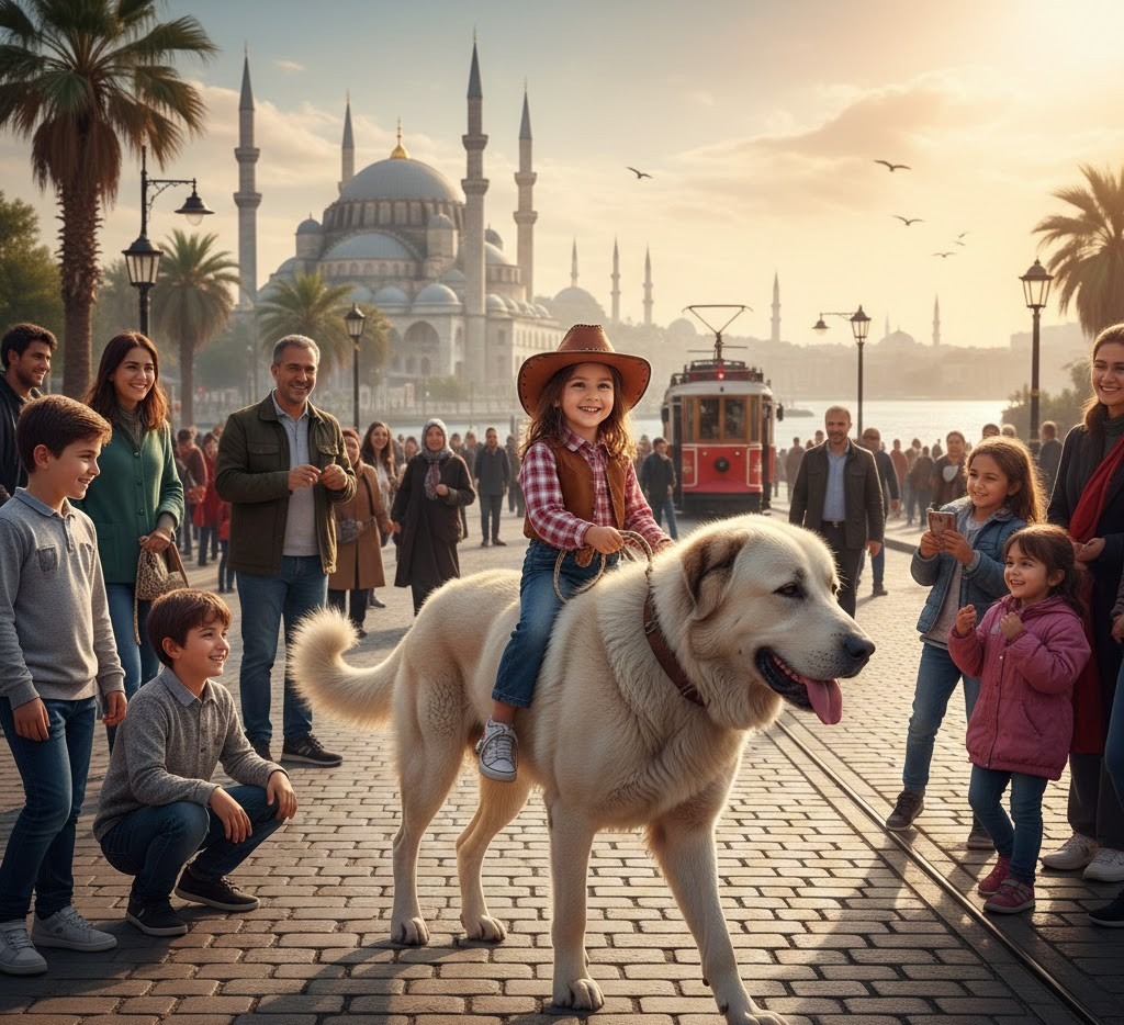 Despite their intimidating appearance, Turkish Kangals are known for their calm