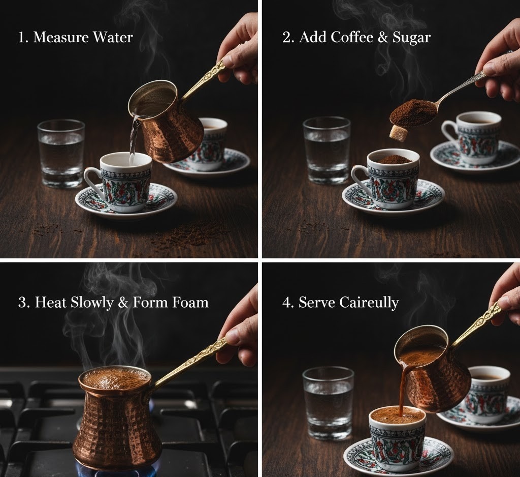 Step-by-Step Guide to Making Turkish Coffee

