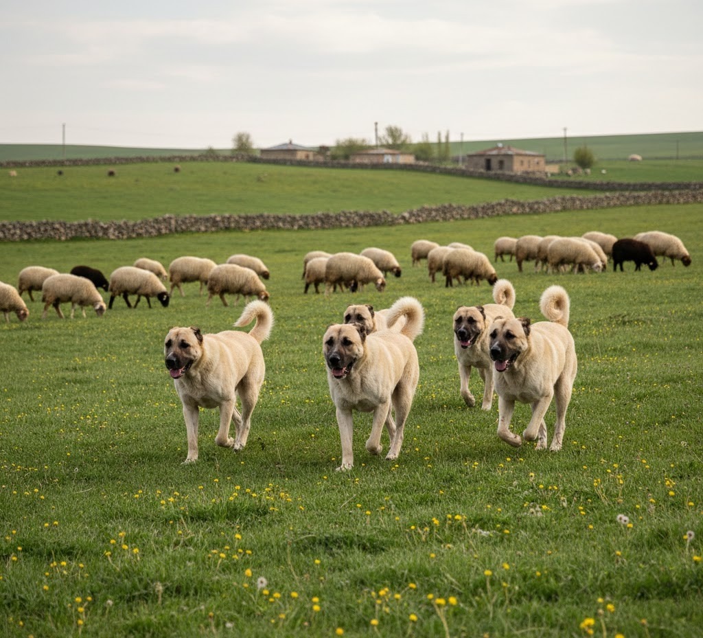 The Turkish Kangal’s primary role has always been livestock guardianship